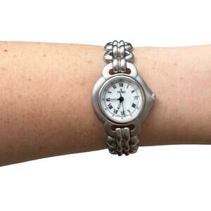 Vintage Fendi Stainless Steel Watch | Women's Designer Roman Numeral Wristwatch